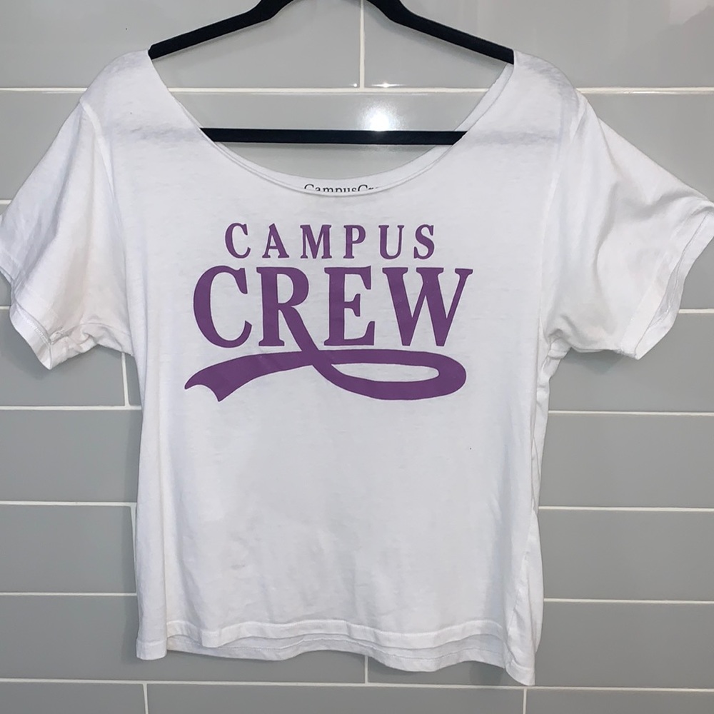 Campus Crew Off-The-Shoulder Top